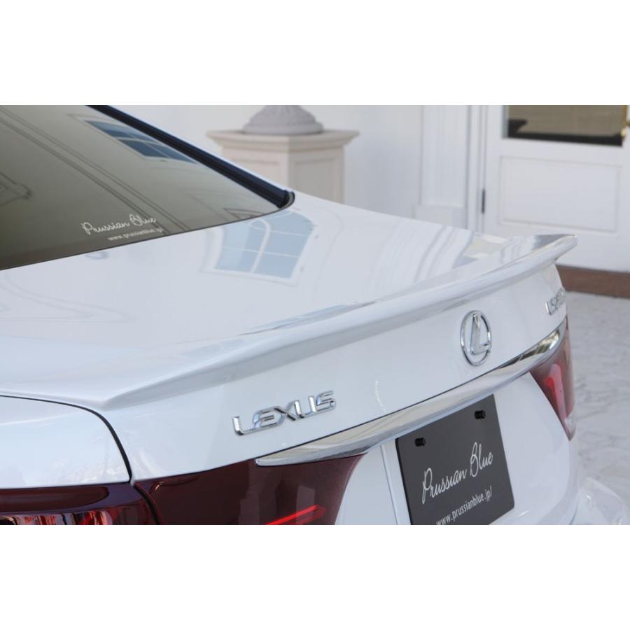 Lexus LS460 LS600hトランクスポイラー 2013-2017PVC LS460/600 後期 レクサス トランクスポイラー リアウイング