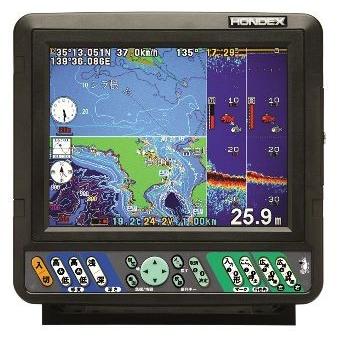 HONDEX 8.4型カラー液晶 プロッター魚探 HE-81GPII アンテナ内蔵