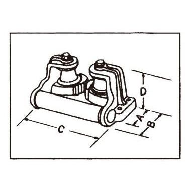 三方ローラー 200mm 【メーカー品番：00562】_1