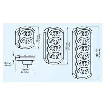 BEP MARINE 防滴取り替えっこ 6連 CG2-6W-F 【製造会社品番：KZ-B26WF0】