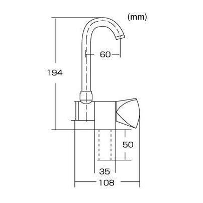 Elite蛇口（Shurflo） シングル132-0209-CP 【メーカー品番：23706】の画像