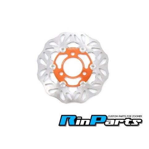 BD-6 ズーマー、ＤＩＯ ２２０ｍｍ ブレーキ ディスク オレンジ  RinParts/リンパーツ