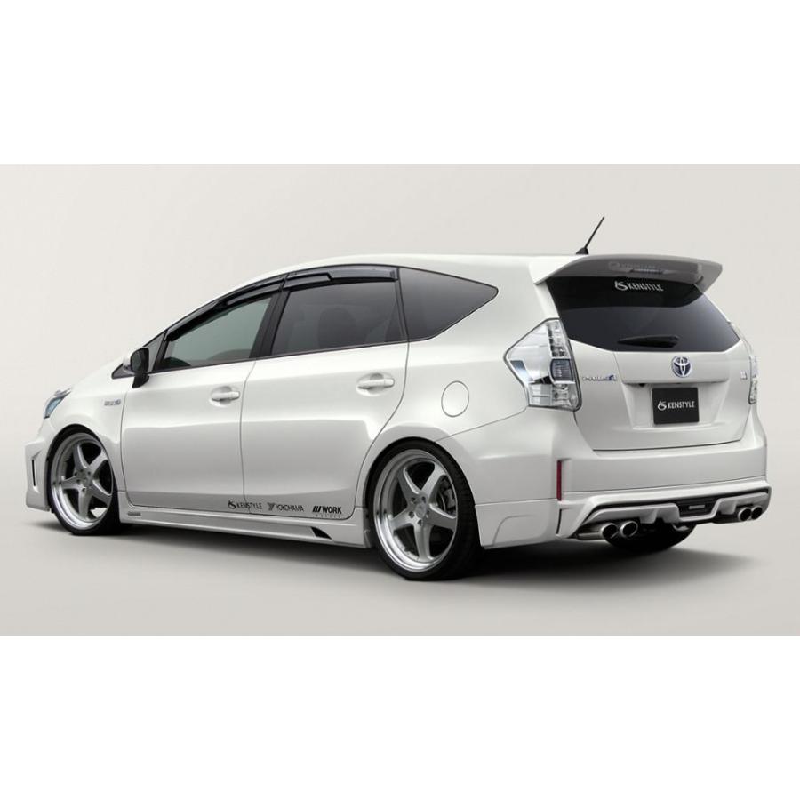 KENSTYLE プリウスα ZVW40W/ZVW41W 前期 リアルーフスポイラー KENSTYLE プリウスα ZVW40W/ZVW41W 前期 リアルーフスポイラー