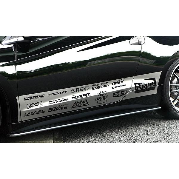 CR-Z ZF1 Modulo サイドスポイラー カーボン調　ガーニッシュ CR-Z ZF1 Modulo サイドスポイラー カーボン調 ガーニッシュ