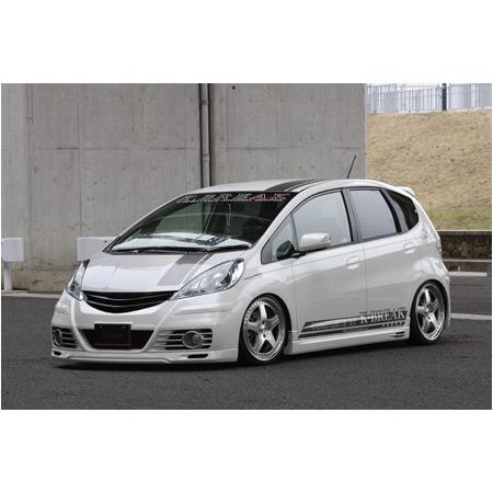 フィット GE6・8/GP1 前期/後期 エアロ3点セット プラチナム K-BREAK