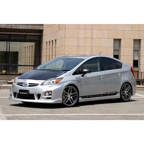 プリウス ZVW30 前・後期 エアロ3点セット(F/S/R) 塗装済 AVANT/アヴァント 乱人