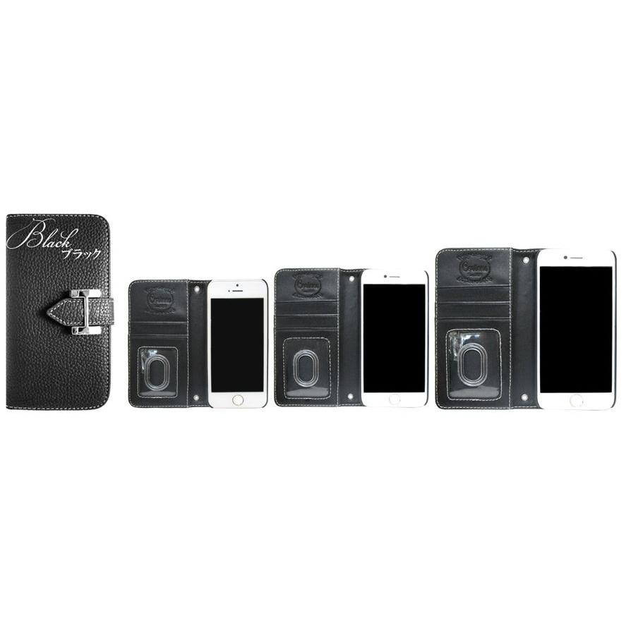 iPhone5/5s iPhone6/6s iPhone6Plus/6sPlus 手帳型 ケース  ブラック Diary Case | 