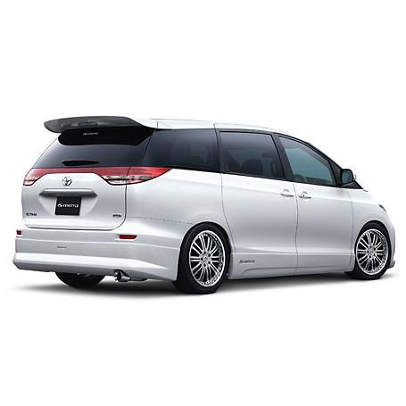 ◆エスティマ GSR/ACR・50W/55W MC前 リアルーフスポイラー 塗装済 ケンスタイル