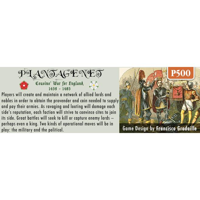 ＊和訳有＊ GMT Cousins’ War for England, 1459 1485 12310