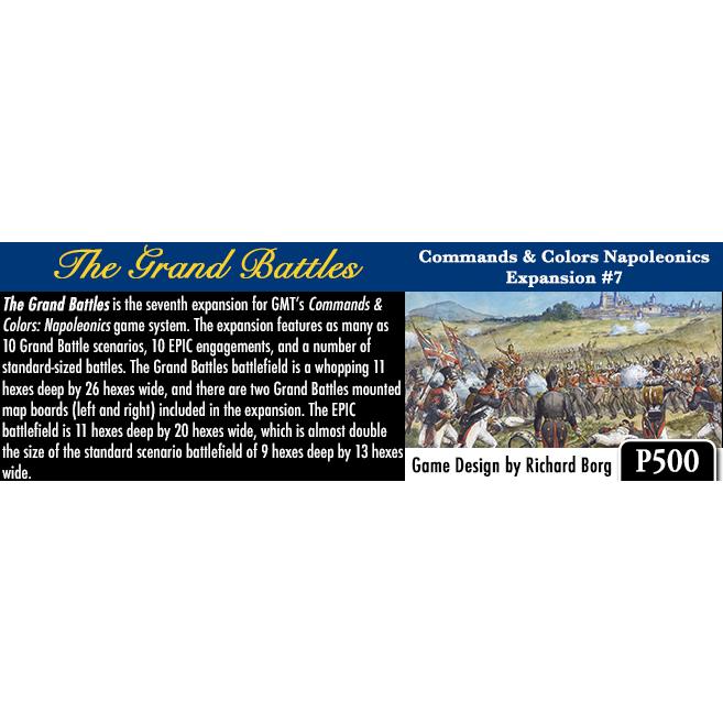 GMT: Commands \u0026 Colors: Napoleonics Expansion 7: The Grand Battlesの画像