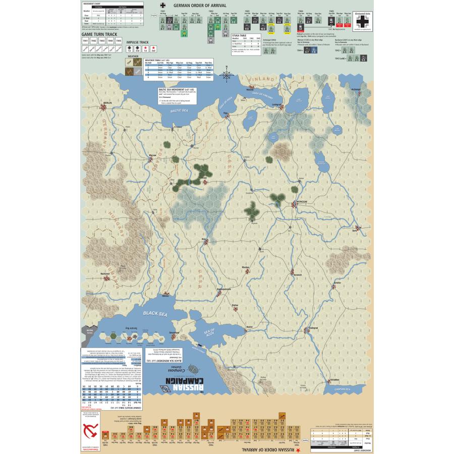 Compass The Russian Campaign Original 1974 Edition 361137クロノノーツゲーム