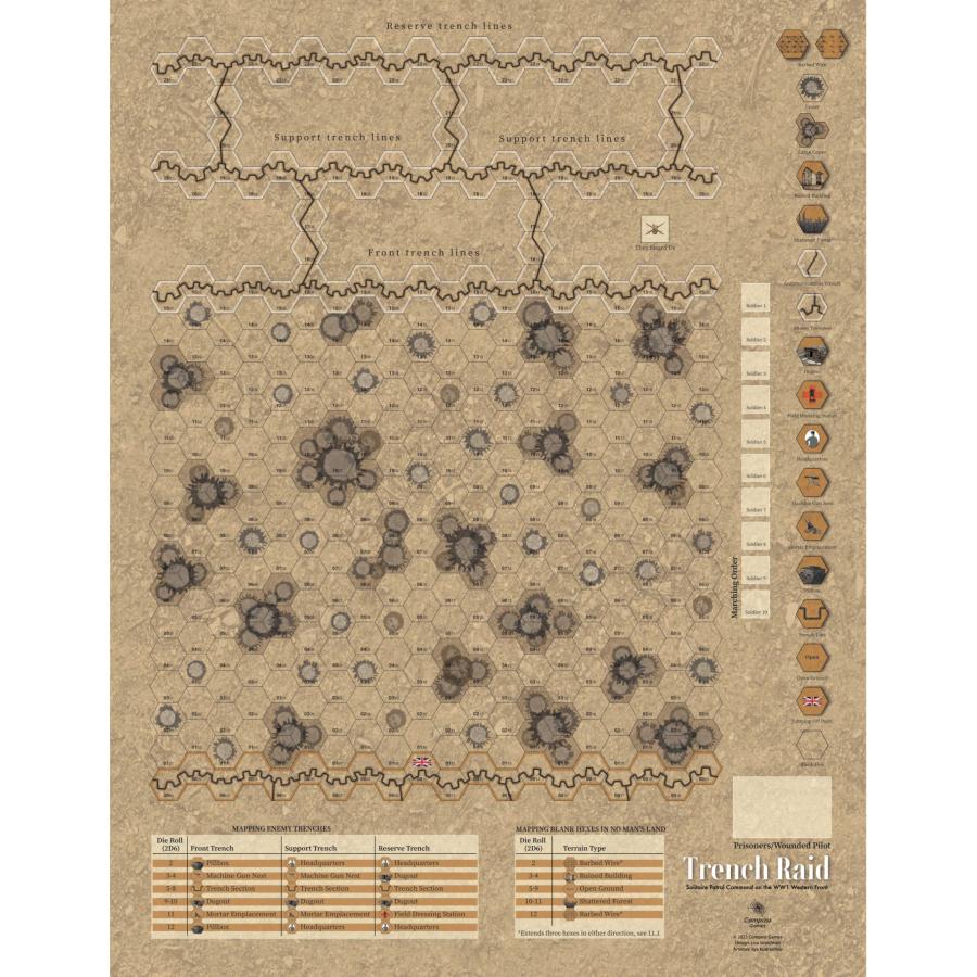 Trench Raid: Solitaire Patrol Command on the WW1 Western Front