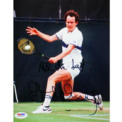 男子テニス　チャンピオン　証明書付　ジョン・マッケンロー　 直筆サイン入りフォト 男子テニス チャンピオン 証明書付 ジョン・マッケンロー 直筆