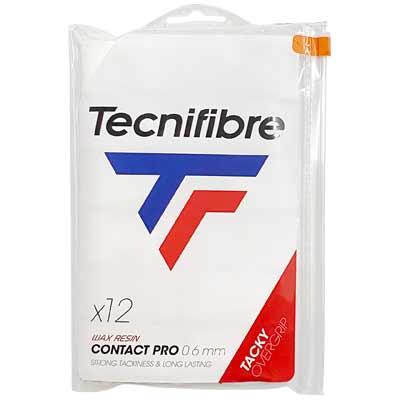 テクニファイバー コンタクトプロ 12本パック ホワイト | Tecnifibre