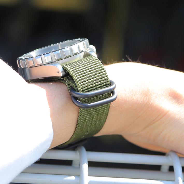 時計ベルト 腕時計バンド HDT DESIGN ZULU 4RING バリスティック NATO