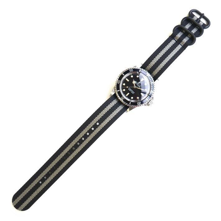 時計ベルト 腕時計バンド HDT DESIGN ZULU 2RING アスファルト