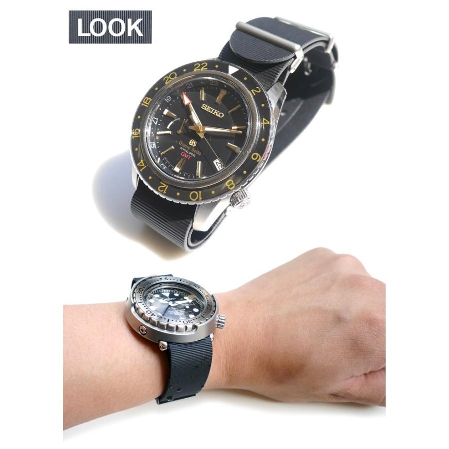 時計 ベルト バンド ボネットシンチュリーニ Nato ラバー ストラップ mm 22mm ブラック 1007 クロノワールド ジャパン 通販 Yahoo ショッピング