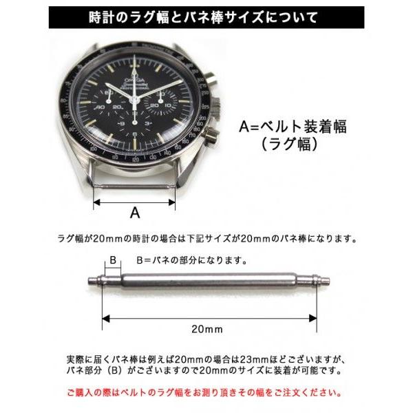 腕時計 用品 スイス製1.80mm 径ステンレス バネ棒 ばね棒 2本セット