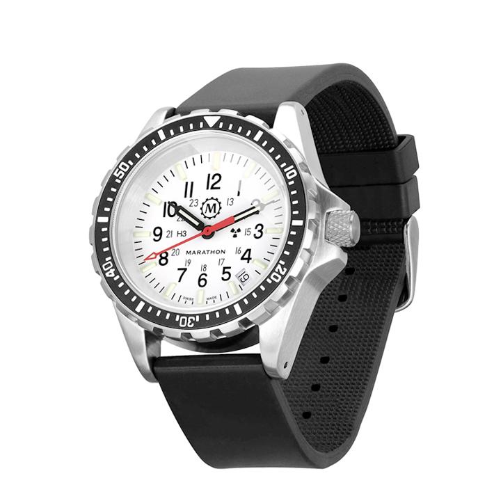 時計 腕時計 MARATHON TSAR 36mm Quartz Divers Arctic Edition 300M 【ホワイトダイアル】 マラソン クォーツ  WW194027-WD｜chronoworldjapan｜07