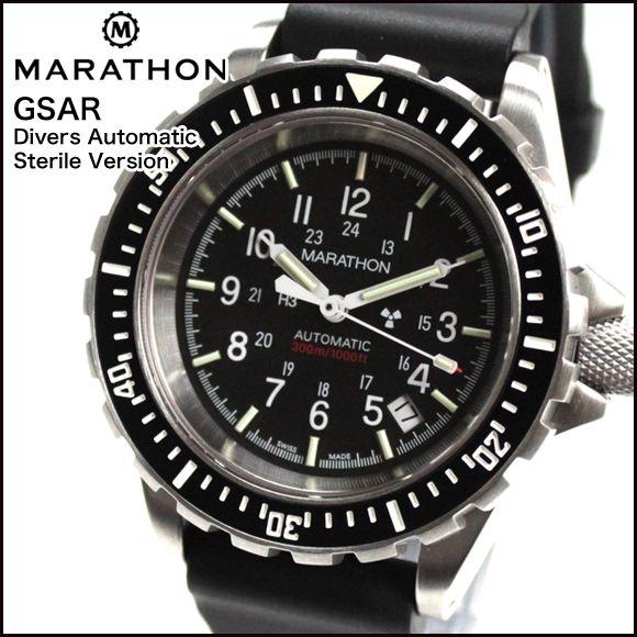 時計 腕時計 MARATHON GSAR Automatic Sterile Divers 300M マラソン ジーサー 自動巻き ステライル  WW194006NGM｜chronoworldjapan