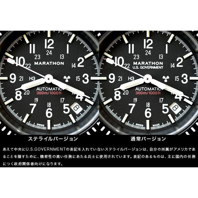腕時計 アメリカ軍 MARATHON GSAR Anthracite Sterile Automatic