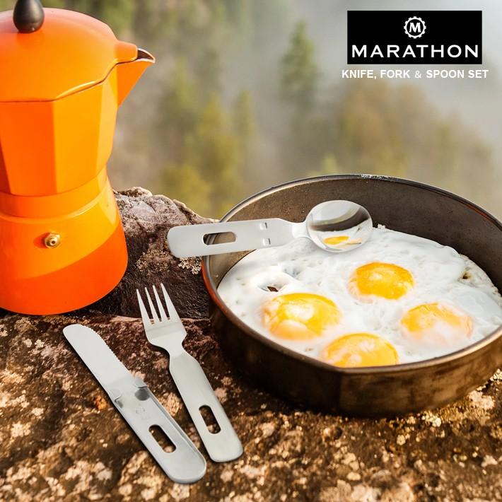 3本セット】ナイフ フォーク スプーンセット MARATHON ミルスペック