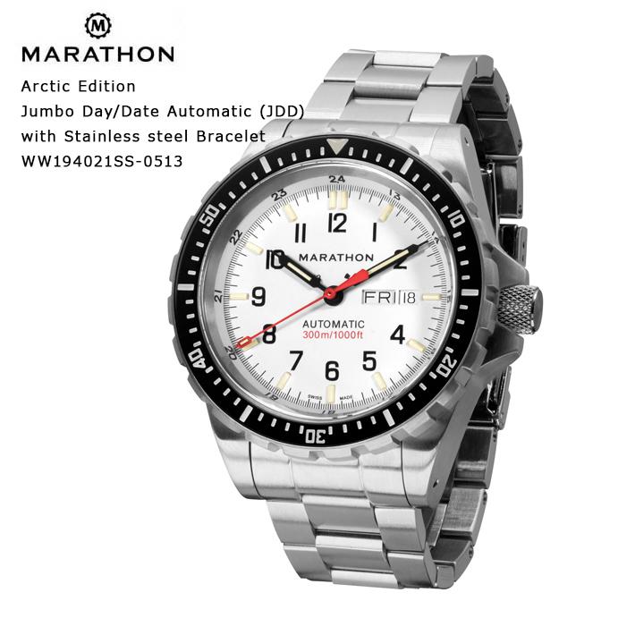 腕時計 ミリタリーウォッチ アメリカ軍 MARATHON JDD Arctic Edition