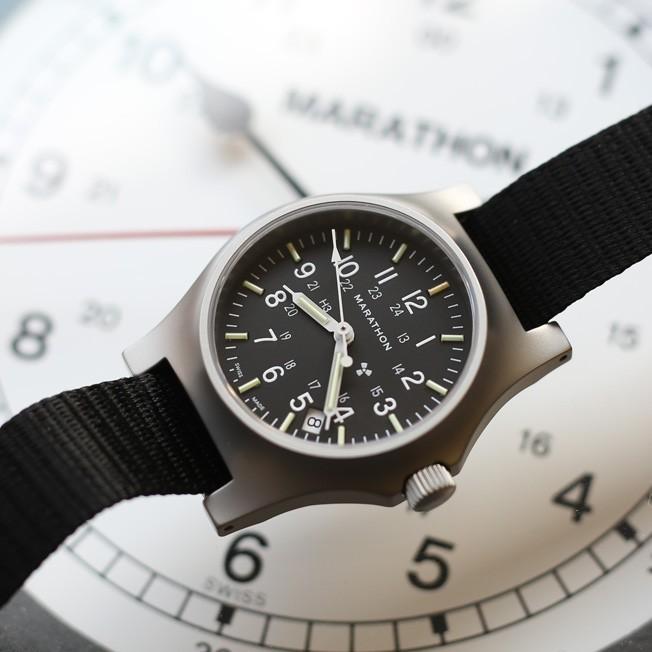 腕時計 MARATHON General Purpose Sterile Quartz with Date Stainless Steel WW194015SS-NGM マラソン ステライル デイトの画像