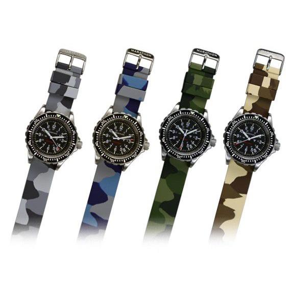 ＼２本目２００円OFFクーポン付き／MARATHON Camouflage Rubber Strap マラソン カモフラージュラバーストラップ20mm【交換工具・ばね棒つき】_1