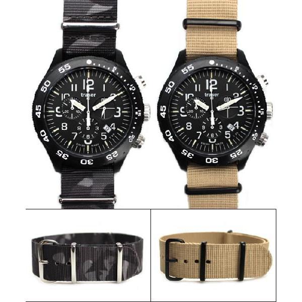 ✨箱付き未使用同様✨traser✨トレーサー　メンズ腕時計 traser 腕時計 メンズ TRASERトレーサーOfficerChronographPro