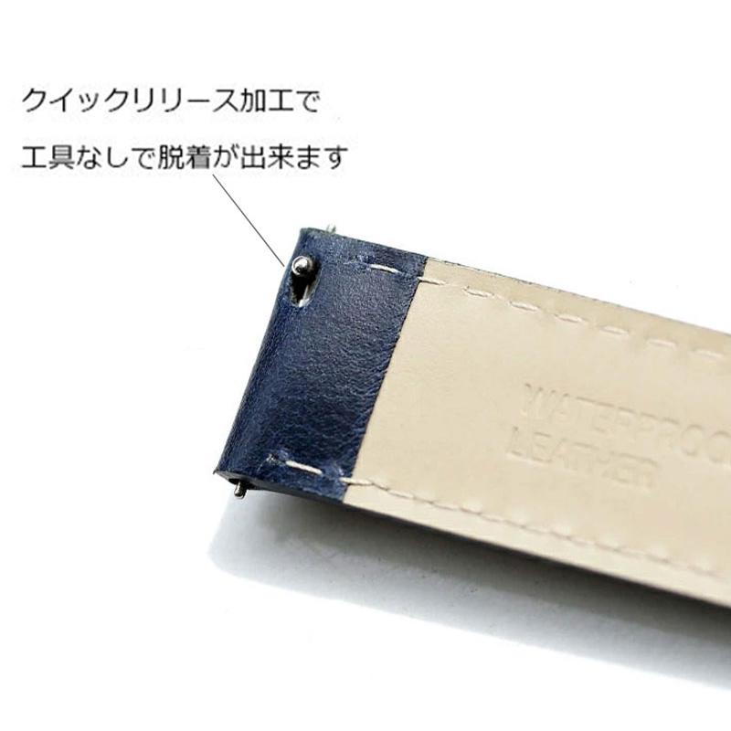 交換工具・ばね棒つき】 【Dバックル付き】腕時計ベルト バンド HDT