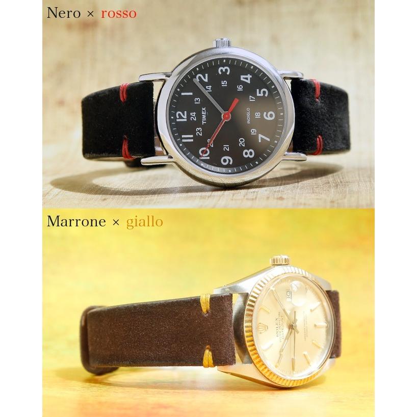 時計ベルト バンド HDT DESIGN G.P.F. Vintage Suede ヴィンテージ