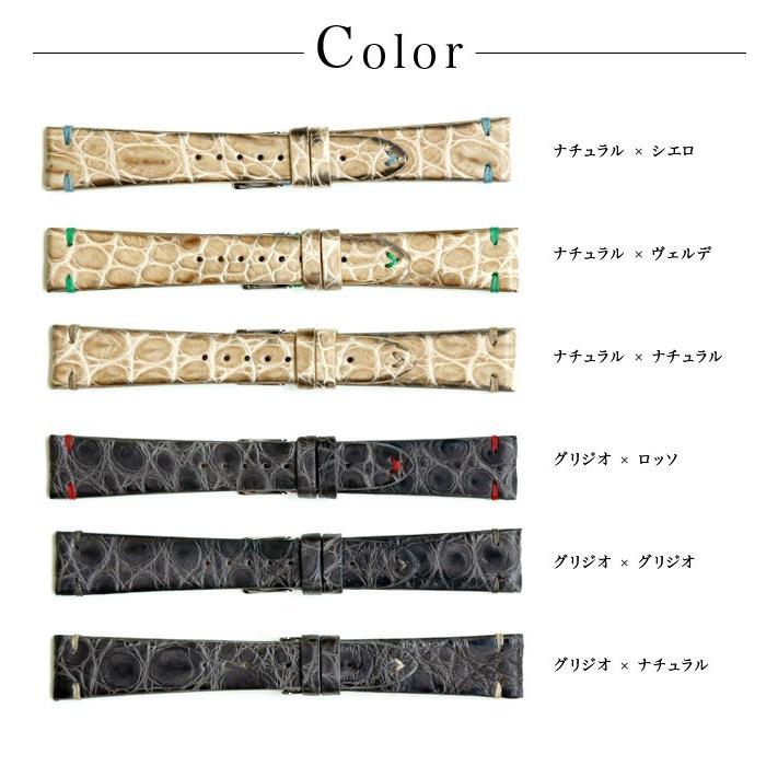 時計ベルト バンド HDT DESIGN G.P.F. Vintage Alligator