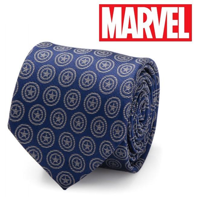ネクタイ シルク Various Licensed Captain America Shield マーベル