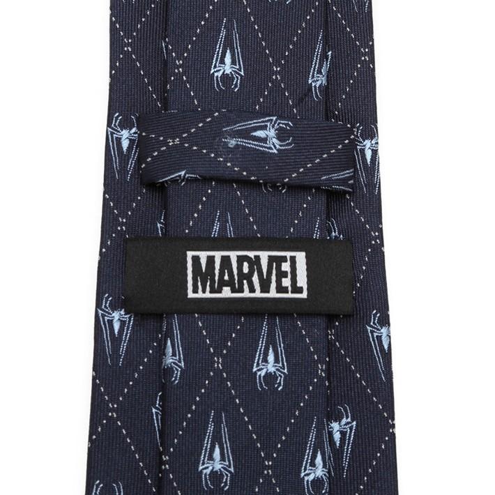 ネクタイ シルク Spider-Man Diamond Navy Men's Tie スパイダーマン