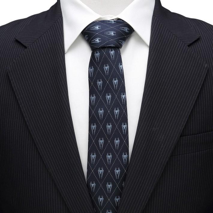 ネクタイ シルク Spider-Man Diamond Navy Men's Tie