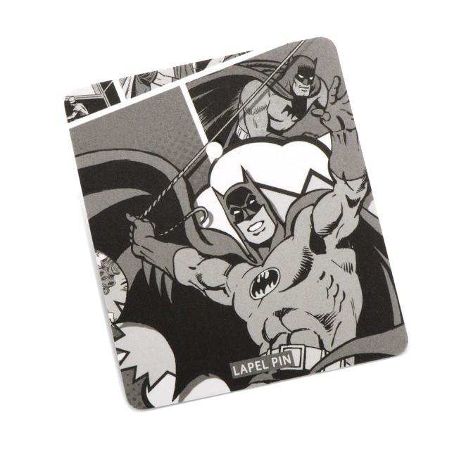 ラペルピン バットマン バットロゴ バットシグナル DC ロゴ イエロー