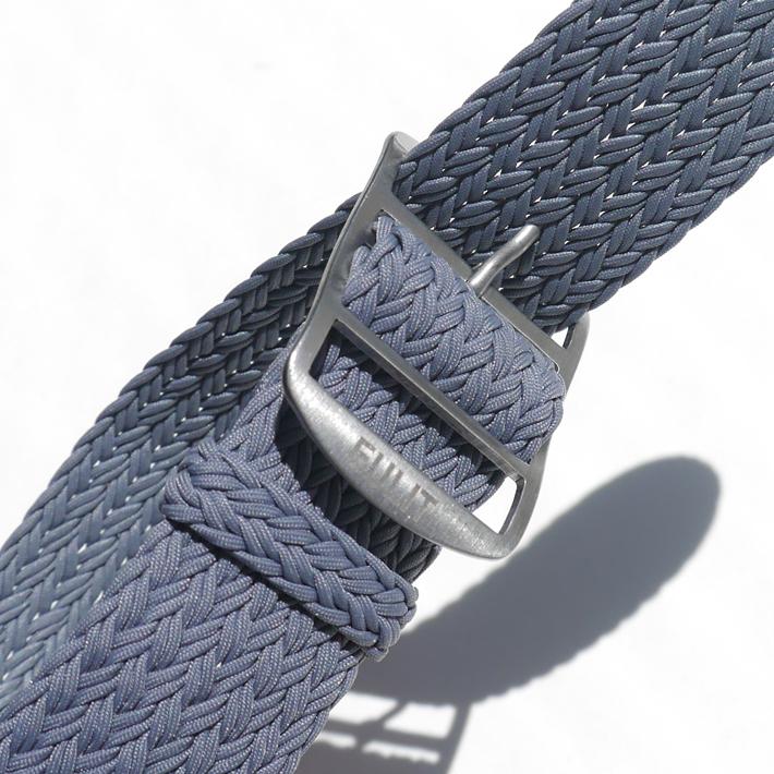 時計ベルト バンド 【W編み】 Eulit Palma ユーリット パルマ パーロン ストラップ 【NATO】【交換工具・ばね棒つき】の画像