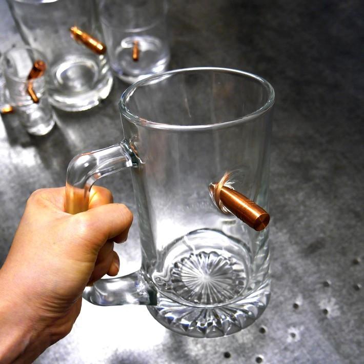 BENSHOT ビールジョッキ 24oz 710ml 大ジョッキ 米国製 ハンドメイド