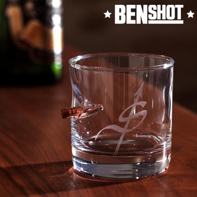 BENSHOT（ベンショット）Whiskyglassウィスキーグラスアメリカレッドブルー星条旗DAD11oz325ml米国製ハンドメイド送料無料｜chronoworldjapan｜04