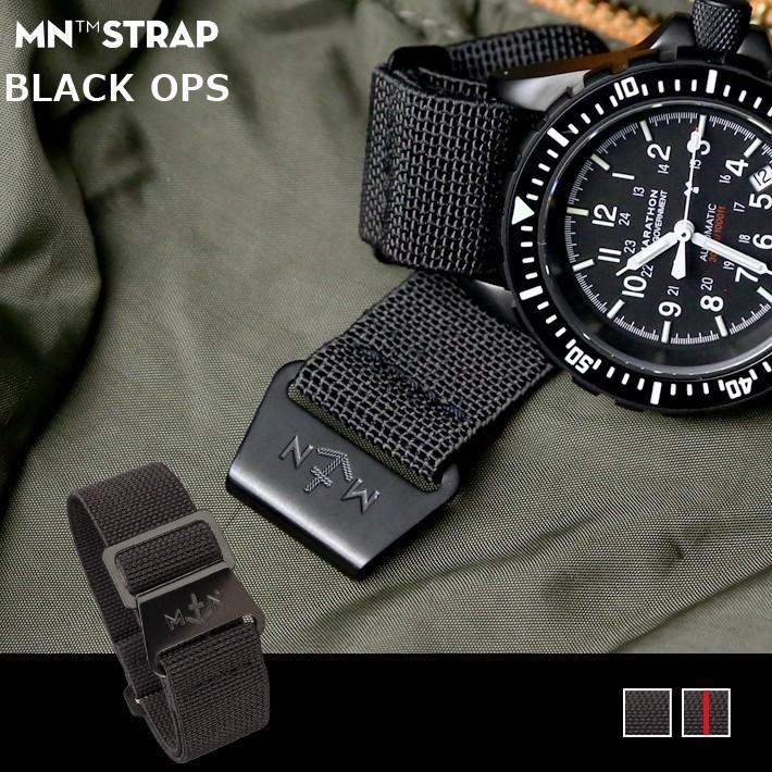 時計 ベルト バンド MN STRAP MARINE NATIONAL Erika's Originals BLACK OPS DLC ブラック  MNストラップ : 1086-0000102 : クロノワールド ジャパン - 通販 - Yahoo!ショッピング