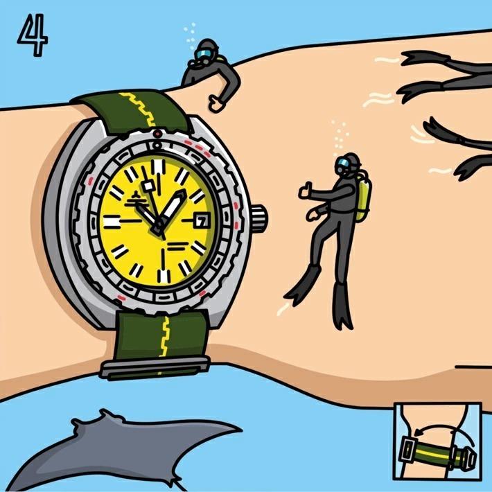 時計ベルト バンド 腕時計バンド MN STRAP MARINE NATIONAL CONNERY