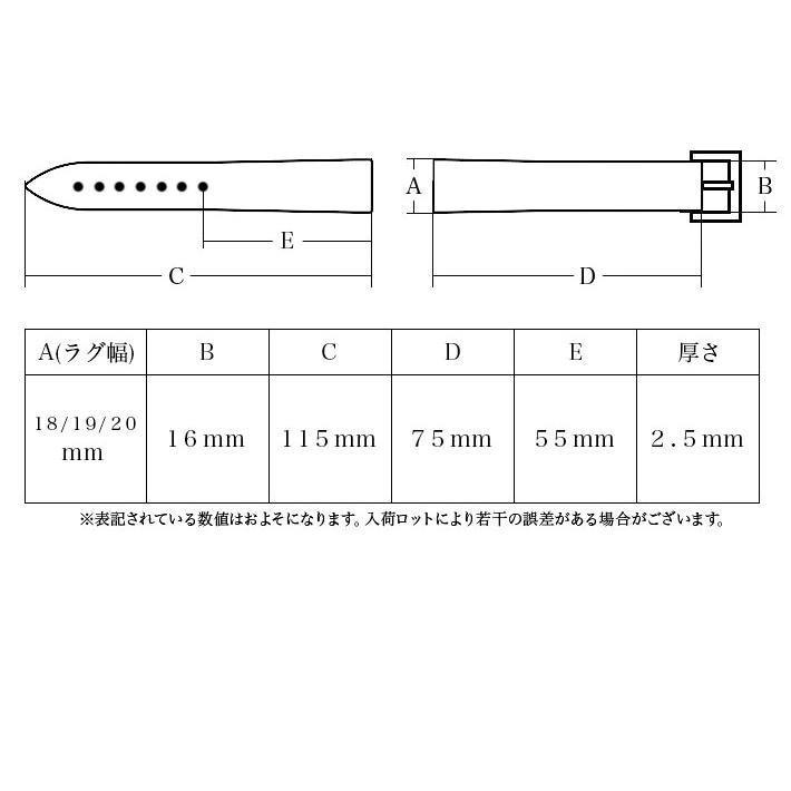 時計ベルト Accurate Form アキュレイトフォルム VIVIDO ヴィヴィド