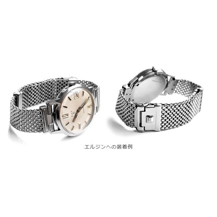 時計 ベルト バンド 腕時計バンド メッシュ ブレスレット Forstner Komfit フォースナー ステンレス メッシュベルト｜chronoworldjapan｜09