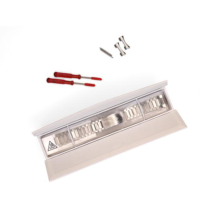 時計ベルト バンド オメガ Forstner Comtemporary Flatlink
