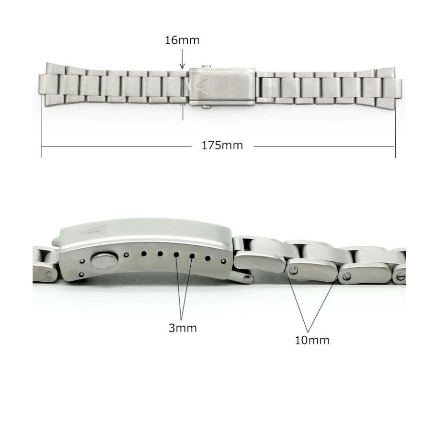 腕時計ベルト バンド Forstner フォースナー SEIKO Model O セイコー SKX 20mm 22O SKX【交換工具つき】の画像