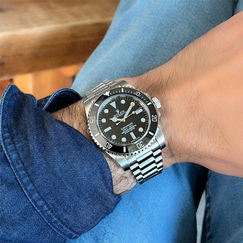 時計ベルト バンド ROLEX用 Forstner President (1450) Submariner GMT
