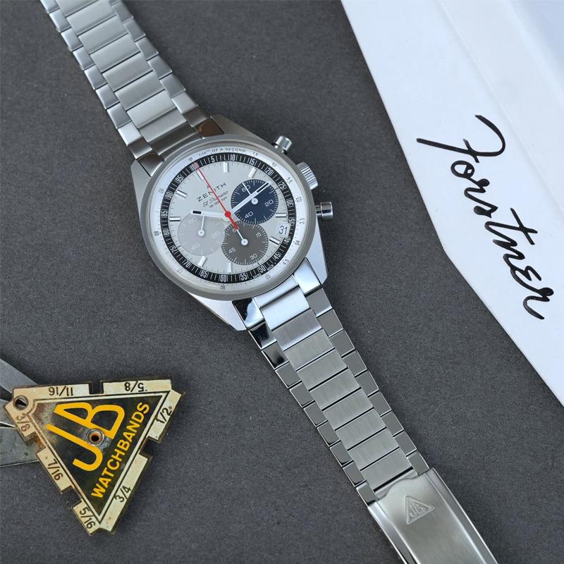 時計ベルト バンド ZENITH IWC Forstner Flatlink フォースナー