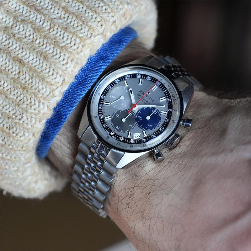 時計ベルト バンド Forstner Model J for ZENITH IWC ゼニス : クロノ