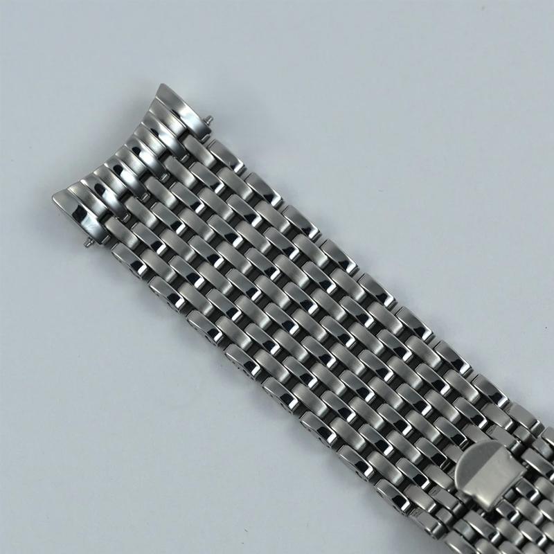 時計ベルト バンド Forstner 【11連】Beads of Rice OMEGA Speedmaster フォースナー ステンレス メッシュベルト ビーズオブライス スピードマスターの画像